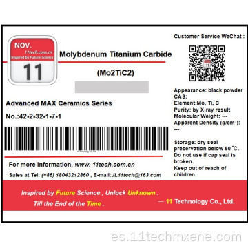 MXENES Series MO2TIC2 PODPO MULTIA DE Multilapa